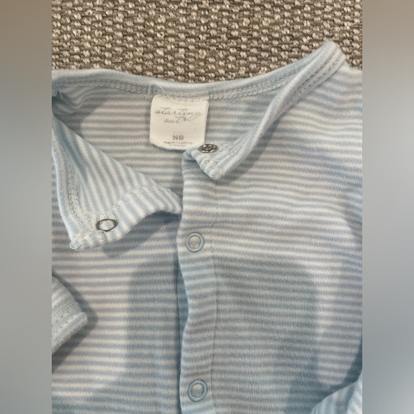 Little Me and Starting Out footie and hat bundle. NB - Picture 5 of 8